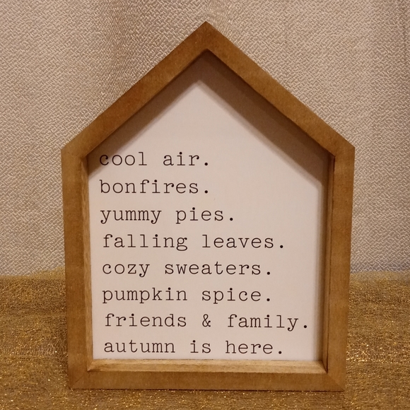 Interchangeable & Reversible Fall House Sign Set - Picture 7 of 11
